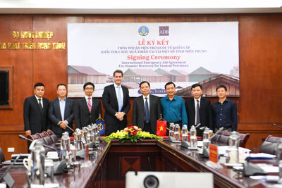 ADB viện trợ không hoàn lại 2,5 triệu USD khắc phục hậu quả thiên tai tại miền Trung