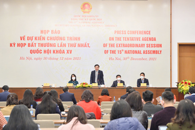 Kỳ họp bất thường lần thứ Nhất, Quốc hội khóa XV đặt yêu cầu nghiêm ngặt trong phòng, chống dịch COVID-19