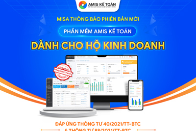 Ra mắt phần mềm kế toán cho hộ kinh doanh đáp ứng Thông tư số 88/2021/TT-BTC