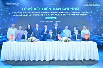 Hợp tác tuyên truyền, phổ biến kiến thức pháp luật về bán hàng đa cấp