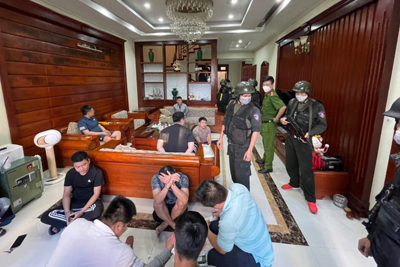 Phá đường dây cờ bạc có lượng tiền giao dịch gần 14.000 tỷ đồng