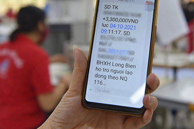 Quỹ Bảo hiểm thất nghiệp chi gần 4.000 tỷ đồng hỗ trợ hơn 1,6 triệu lao động ở Hà Nội