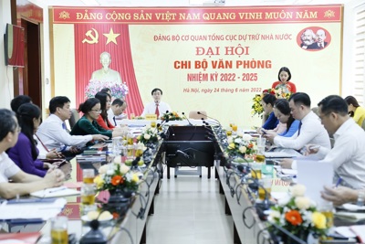 Đại hội Chi bộ Văn phòng nhiệm kỳ 2022-2025 thành công tốt đẹp