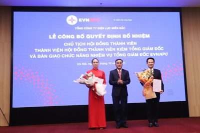EVNNPC công bố Quyết định bổ nhiệm Chủ tịch Hội đồng thành viên và Tổng Giám đốc 