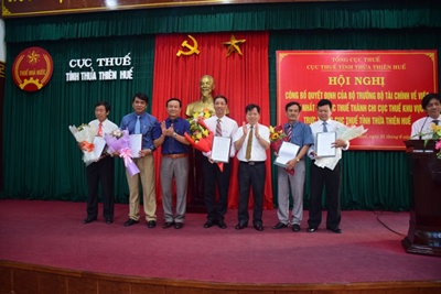Hợp nhất Chi cục Thuế thành Chi cục Thuế khu vực trực thuộc Cục Thuế tỉnh Thừa Thiên Huế