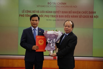 HNX có Phó Tổng Giám đốc phụ trách mới