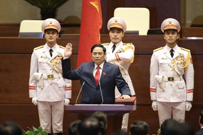 Tân Thủ tướng Chính phủ Phạm Minh Chính tuyên thệ nhậm chức