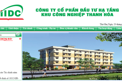 SCIC thoái vốn 11,4 tỷ đồng tại  CTCP Đầu tư Hạ tầng KCN Thanh Hóa