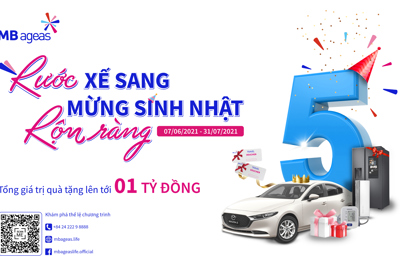 Rước xế sang, rộn ràng mừng sinh nhật 05 tuổi cùng MB Ageas Life