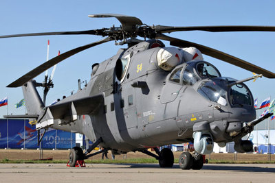 "Xe tăng bay" Mi-35M của Nga tại chiến trường Ukraine