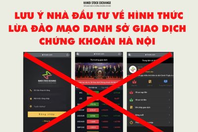 Cảnh báo tình trạng giả mạo website của HNX kêu gọi huy động tiền và đầu tư chứng khoán