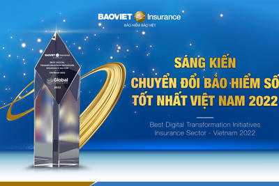 Bảo hiểm Bảo Việt nhận giải thưởng  “Sáng kiến chuyển đổi bảo hiểm số tốt nhất Việt Nam 2022”