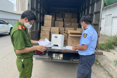 Núp bóng “luồng xanh” chở hàng trăm máy tạo oxy lậu