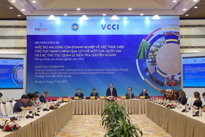 Doanh nghiệp hài lòng với thủ tục quản lý, kiểm tra chuyên ngành hàng hóa xuất nhập khẩu