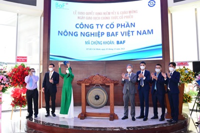 Niêm yết và chính thức giao dịch cổ phiếu Công ty cổ phần nông nghiệp BAF Việt Nam
