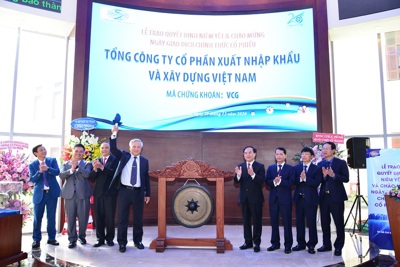 Niêm yết và chính thức giao dịch cổ phiếu VCG