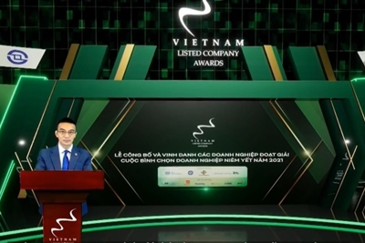 Vinh danh các doanh nghiệp đoạt giải Cuộc Bình chọn doanh nghiệp niêm yết 2021