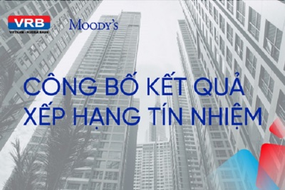 VRB được Moody’s đánh giá có triển vọng ổn định