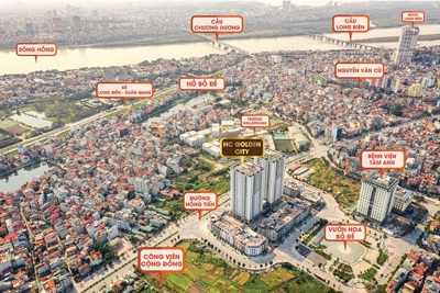 Mục sở thị dự án siêu sang sắp bàn giao tại Long Biên