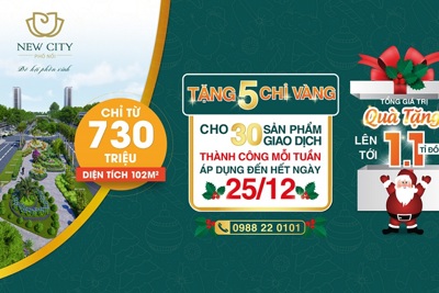 Ưu đãi “khủng” hơn 1,1 tỷ đồng tại dự án địa ốc dậy sóng Hưng Yên 
