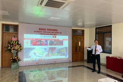 Viện Đào tạo Quốc tế khai trương Website phiên bản 2020