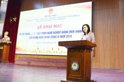 Bộ Tài chính tổ chức thi thăng hạng chức danh nghề nghiệp giảng viên lên giảng viên chính năm 2019