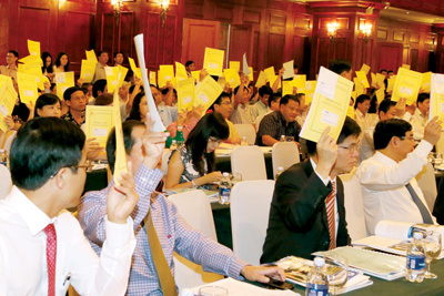  Các ngân hàng "chạy nước rút" đại hội cổ đông 