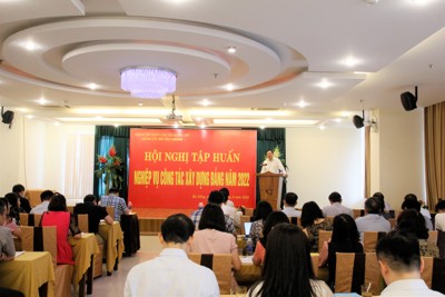 Hội nghị tập huấn nghiệp vụ công tác xây dựng Đảng năm 2022 của Đảng ủy Bộ Tài chính thành công tốt đẹp
