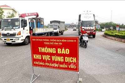 Vĩnh Phúc siết quản lý vận tải liên tỉnh do dịch COVID-19 diễn biến phức tạp