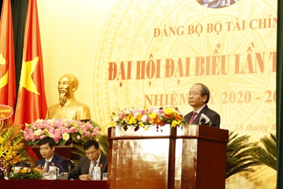 Khai mạc Đại hội đại biểu Đảng bộ Bộ Tài chính lần thứ XXV, nhiệm kỳ 2020-2025