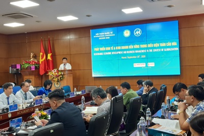 Phát triển kinh tế, kinh doanh bền vững trong điều kiện toàn cầu hóa