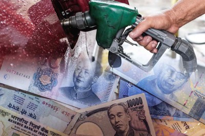 Giá dầu quá cao tạo áp lực sụt giảm mạnh với các đồng nội tệ châu Á 