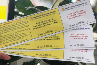 Doanh thu bảo hiểm bắt buộc trách nhiệm dân sự của chủ xe cơ giới đạt 3.338 tỷ đồng