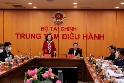 Đoàn công tác của Ban Chỉ đạo Trung ương về quản lý biên chế làm việc với Bộ Tài chính
