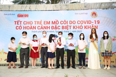 Agribank đồng hành cùng chương trình Tết cho trẻ em mồ côi do dịch bệnh COVID-19