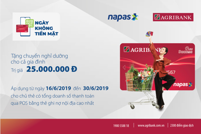 Cùng Agribank hưởng ứng "Ngày không tiền mặt” 