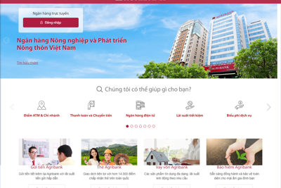 Agribank chính thức ra mắt giao diện website mới