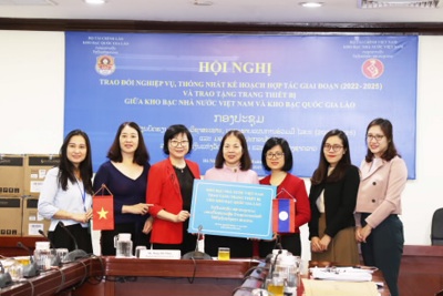 Kho bạc Nhà nước Việt Nam và Kho bạc Quốc gia Lào thống nhất chương trình hợp tác giai đoạn 2022-2025