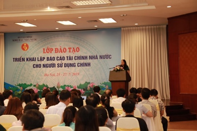 Kho bạc tập huấn chuyên sâu cho các cán bộ phụ trách tổng hợp, lập Báo cáo tài chính nhà nước
