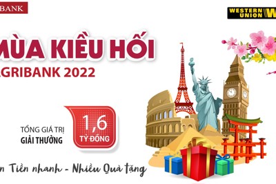 Agribank kích hoạt chương trình “Mùa kiều hối năm 2022: Nhận tiền nhanh – Nhiều quà tặng”