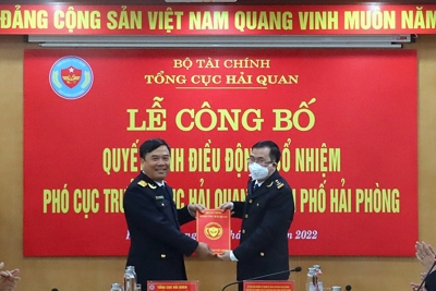 Bổ nhiệm Phó Cục trưởng Cục Hải quan TP. Hải Phòng 