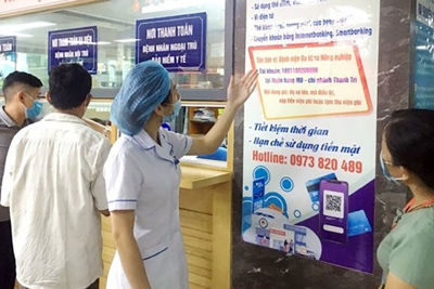 Thúc đẩy chuyển đổi số, thanh toán không dùng tiền mặt trong trường học, bệnh viện