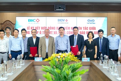 BIC ký kết hợp đồng bảo hiểm nguyên tắc với TMT