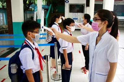 Từ ngày 6/4, khoảng 97% học sinh trở lại trường học trực tiếp