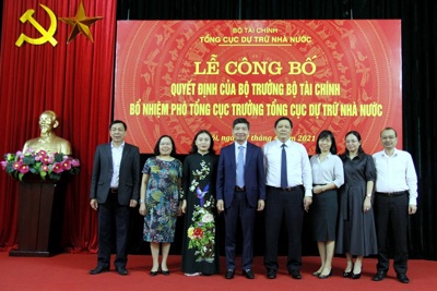 Bộ Tài chính bổ nhiệm thêm Phó Tổng cục trưởng Tổng cục Dự trữ Nhà nước