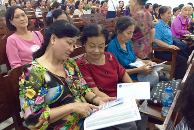 Phấn đấu đến hết năm 2019 đạt trên 450.000 người tham gia BHXH tự nguyện 