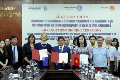 Ký kết hợp tác về hệ thống chứng nhận điện tử trong thông quan nông, lâm sản giữa Việt Nam – New Zealand