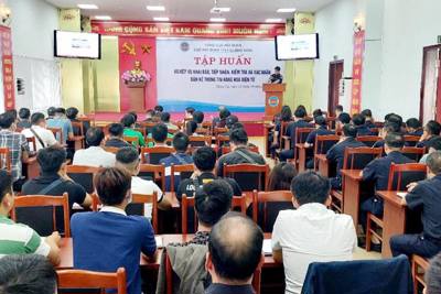 Tập huấn nghiệp vụ về xác nhận bản kê thông tin hàng hóa nhập khẩu điện tử