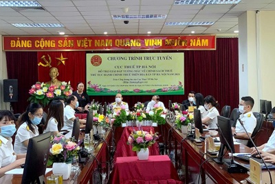 Hỗ trợ trực tuyến, kịp thời tháo gỡ khó khăn cho doanh nghiệp, người nộp thuế