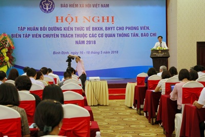 Tập huấn kiến thức về bảo hiểm xã hội, bảo hiểm y tế cho phóng viên, biên tập viên chuyên trách